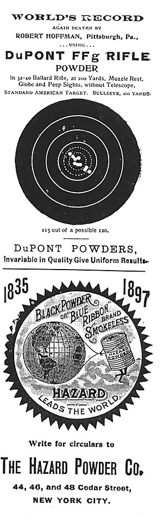 Target and Hazard powder ad